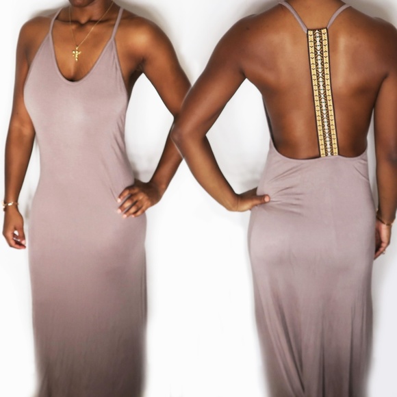 Vijo Couture Dresses & Skirts - Vijo Couture | Slinky long max dress w/ open back